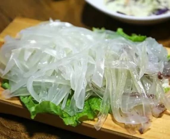 한치회 - 鱿鱼刺身